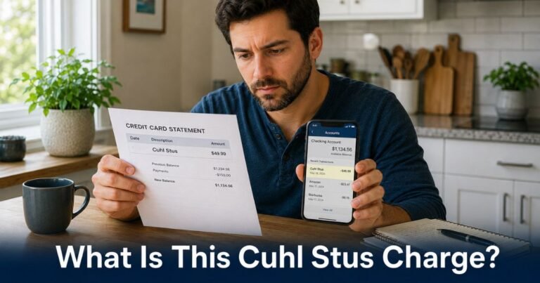 Cuhl Stus Charge on Credit Card