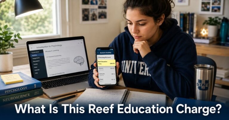 Reef Education Charge on Credit Card