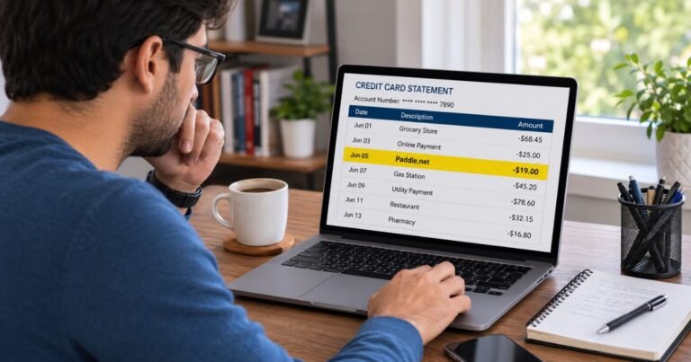 Paddle Charge on Credit Card
