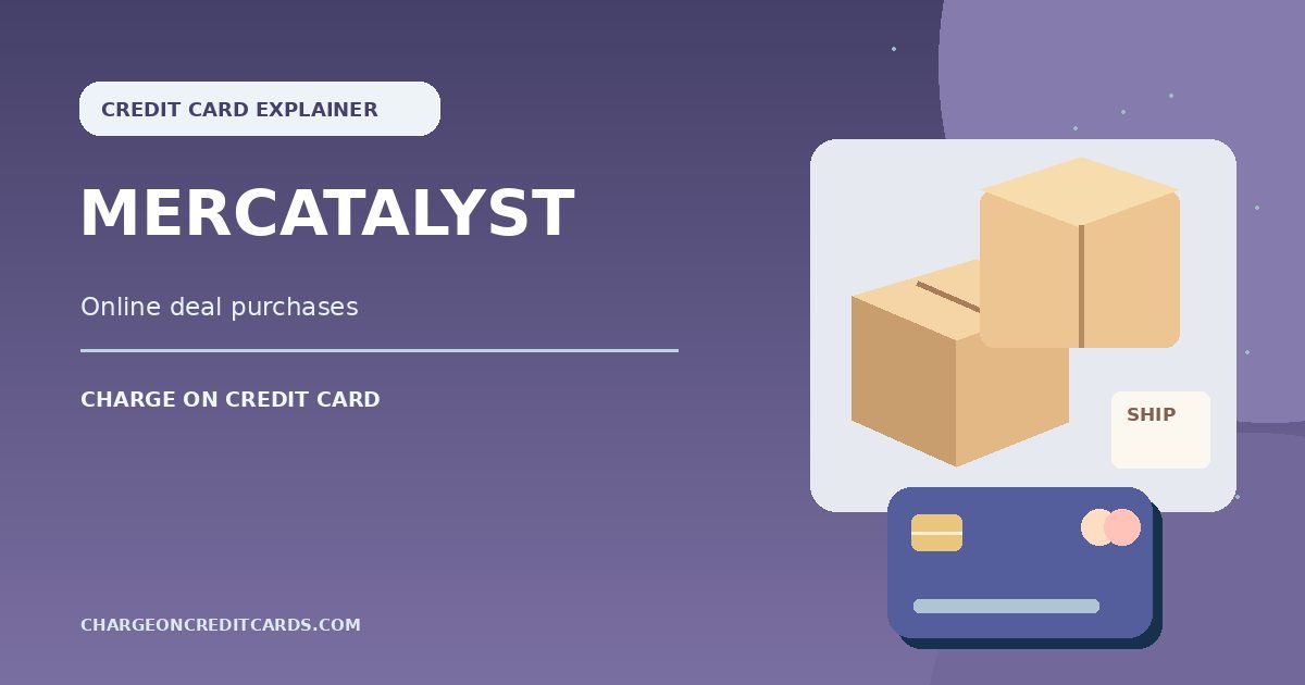 Illustration of ecommerce shopping receipts and credit card billing associated with Mercatalyst and Stores.com retail brands.