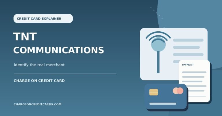 Illustration of telecommunications equipment, an invoice and payment card for a TNT Communications billing inquiry.