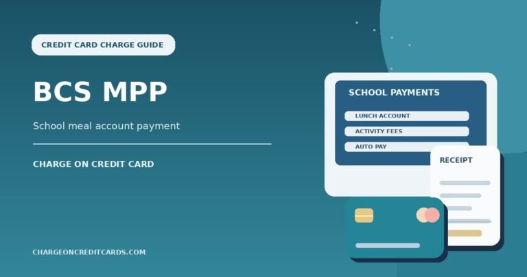 What is BCS MPP Charge on Credit Card? 3 Illustration of school lunch payment history, student fees, auto-pay, and a credit card for a BCS MPP charge.