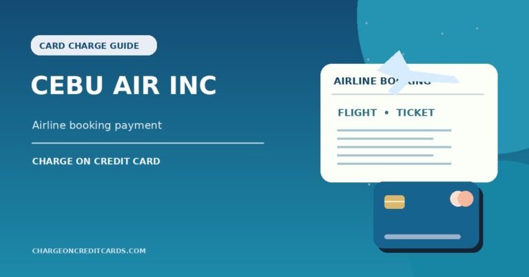 Illustration of an airline boarding pass, airplane and card payment for a Cebu Air Inc charge.