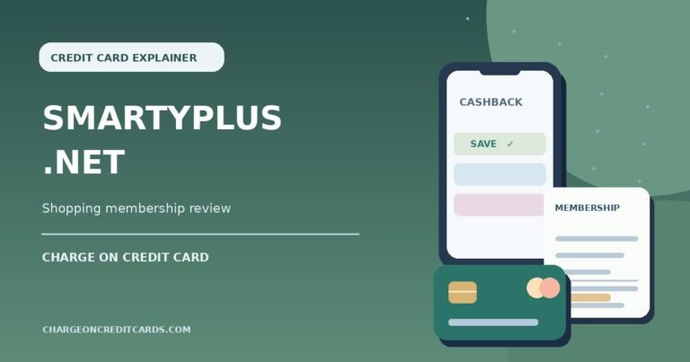 Illustration of a SmartyPlus shopping rewards membership dashboard and credit card renewal.