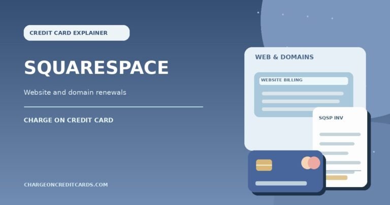 What is Squarespace Charge on Credit Card? 10 Illustration of website and domain subscription invoices, SQSP descriptor and credit card.