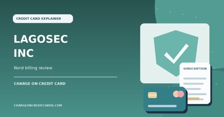 What is Lagosec Inc Charge on Credit Card? 2 Security shield and subscription billing receipt illustrating a Lagosec Inc card charge.