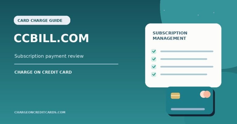 What is CCBill.com Charge on Credit Card? 5 Illustration of a subscription management webpage, card payment and cancellation checklist for a CCBill.com charge.