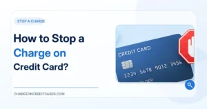 How to stop a credit card charge illustration with stop sign and payment card