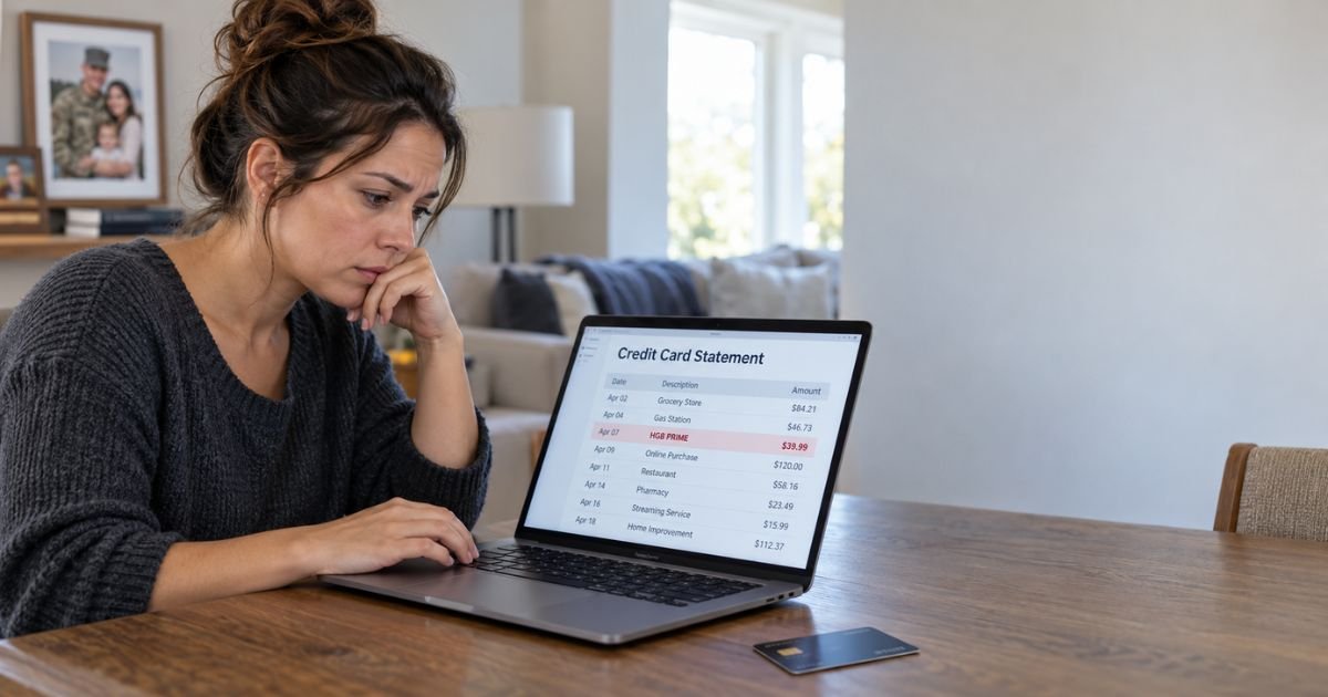 HGB Prime Charge on Credit Card