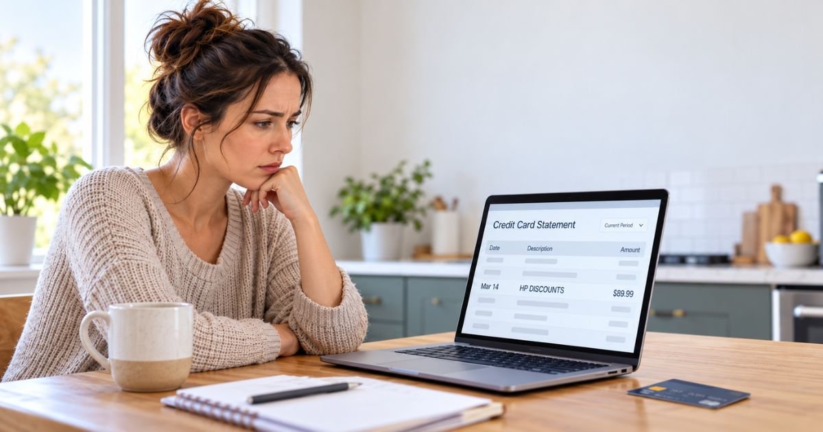 HP Discounts Charge on Credit Card