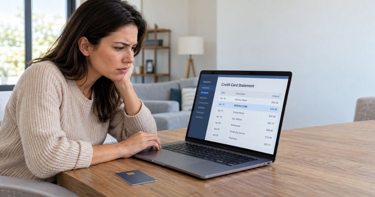 Segpay Charge on Credit Card