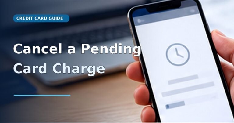 Phone showing a pending payment status next to a credit card