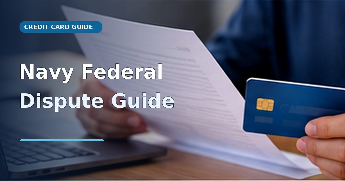 Credit card holder reviewing dispute documentation beside laptop