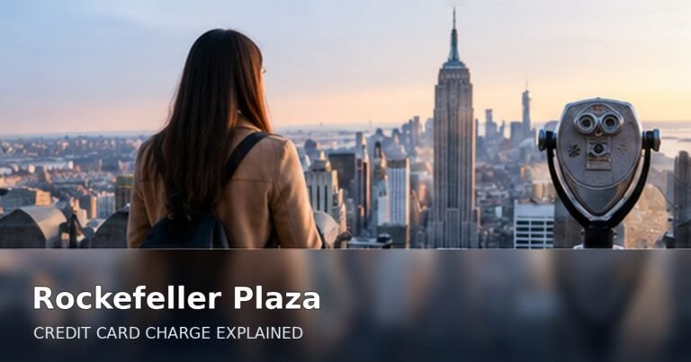 What Is Rockefeller Plaza Charge on Credit Card? 6 Rockefeller Plaza charge on credit card, illustration for identifying unfamiliar statement transactions